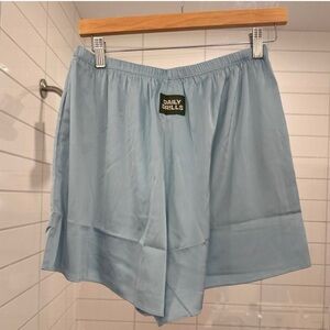 Daily Drills light blue silky shorts Medium